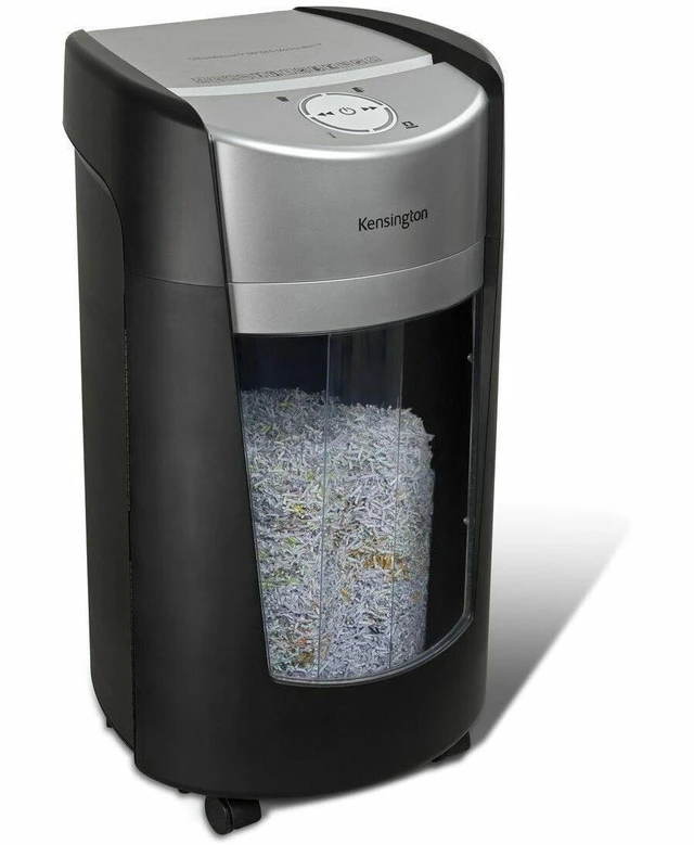 Alt view image 7 of 7 - Kensington OfficeAssist MF550 MotionBin Micro Cut Shredder - Continuous Shredder - Micro Cut - 10 Per Pass - P-5 - 2 Hour Run Time - 9.25 gal Wastebin Capacity - K52053AM