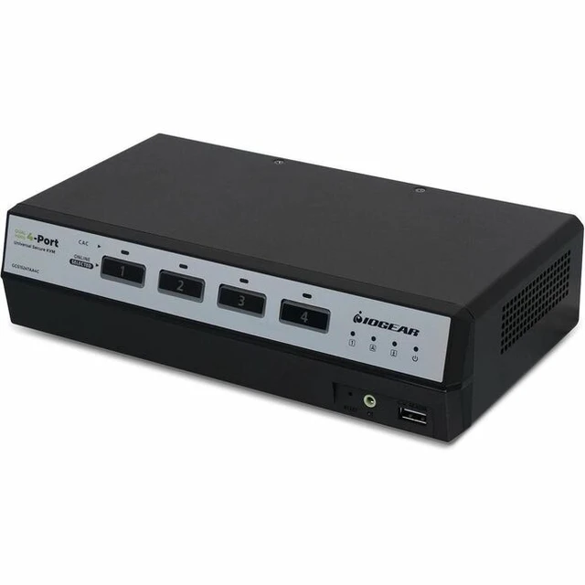 Alt view image 3 of 8 - IOGEAR 4-Port Dual View True Universal (DP/HDMI) Secure KVM Switch w/Audio and CAC Support - GCS1524TAA4C