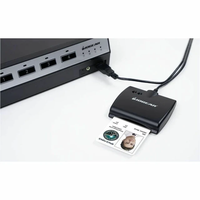 Alt view image 7 of 8 - IOGEAR 4-Port Dual View True Universal (DP/HDMI) Secure KVM Switch w/Audio and CAC Support - GCS1524TAA4C