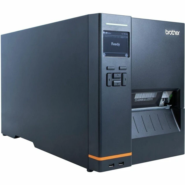 Alt view image 2 of 3 - Brother TJ-4620TN Industrial, Manufacturing, Laboratory, Transportation & Logistic, Warehouse Direct Thermal/Thermal Transfer Printer - Monochrome - Desktop - Label Print - Fast Ethernet - USB - U