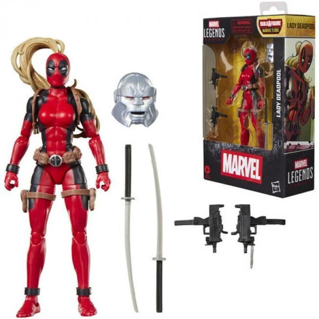 Main image of Deadpool - Marvel Legends - Lady Deadpool Action Figure with Build-A-Figure Part