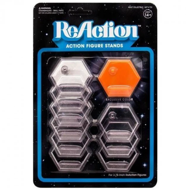 Alt view image 3 of 3 - SUPER7 Reaction Figure Stands Pack of 10