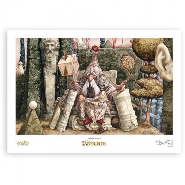 Main image of W?t? Workshop Labyrinth (1986) Wiseman of the Labyrinth Limited Edition Art Print