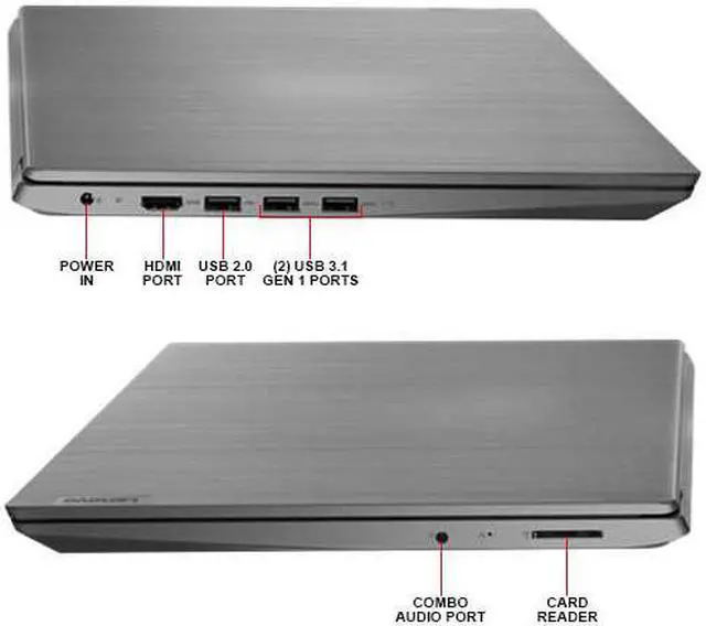 Alt view image 4 of 13 - Lenovo Laptop IdeaPad 3 17IML05 Intel Core i3-10110U 8GB Memory 256 GB PCIe SSD Intel UHD Graphics 17.3" Non-Touch Screen Windows 10 Home 64-bit 81WC0003US