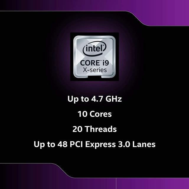 Alt view image 6 of 6 - Intel Core i9-10900X - Core i9 10th Gen Cascade Lake 10-Core 3.7 GHz LGA 2066 165W None Integrated Graphics Desktop Processor - BX8069510900X
