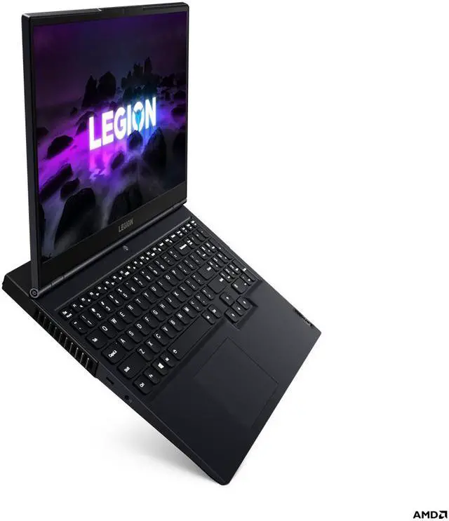 Alt view image 5 of 7 - Lenovo Legion 5 15.6" 165Hz Gaming Laptop AMD Ryzen 7-5800H 16GB RAM 512GB SSD RTX 3050 Ti 4GB GDDR6 95W TDP