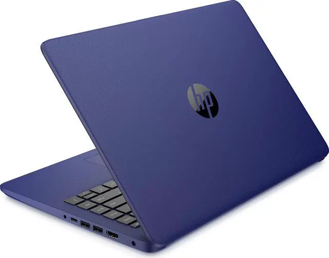 Alt view image 4 of 18 - HP 14 Series 14" Laptop - Intel Celeron N4020 - 4GB RAM - 64GB eMMC - Windows 10 Home in S mode - Indigo Blue  14-dq0010nr (47X74UA#ABA)