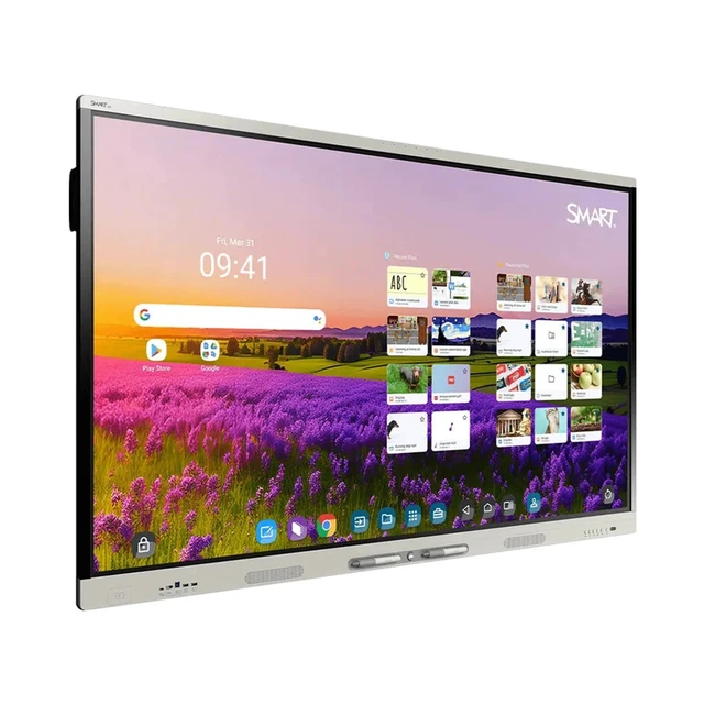 Alt view image 2 of 3 - SMART Board MX075-V5 Collaboration Display - 75" LCD - 8 GB DDR4 SDRAM - HyPr Touch Technology - Touchscreen - 16:9 Aspect Ratio - 3840 x 2160 - LED - 400 Nit - 2160p - USB - HDMI - VGA - Bluetoo