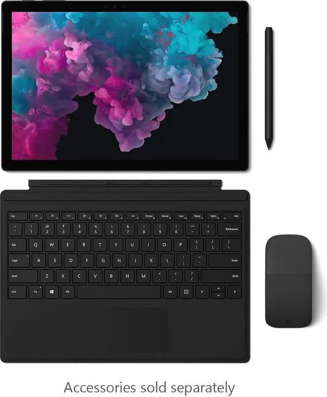 Alt view image 3 of 12 - Microsoft Surface Pro 6 Intel Core i7-8650U 8GB Memory 256 GB SSD Intel UHD Graphics 620 12.3" 10 point multi-touch 2736 x 1824 Detachable 2-in-1 Laptop Windows 10 Home 64-bit KJU-00016