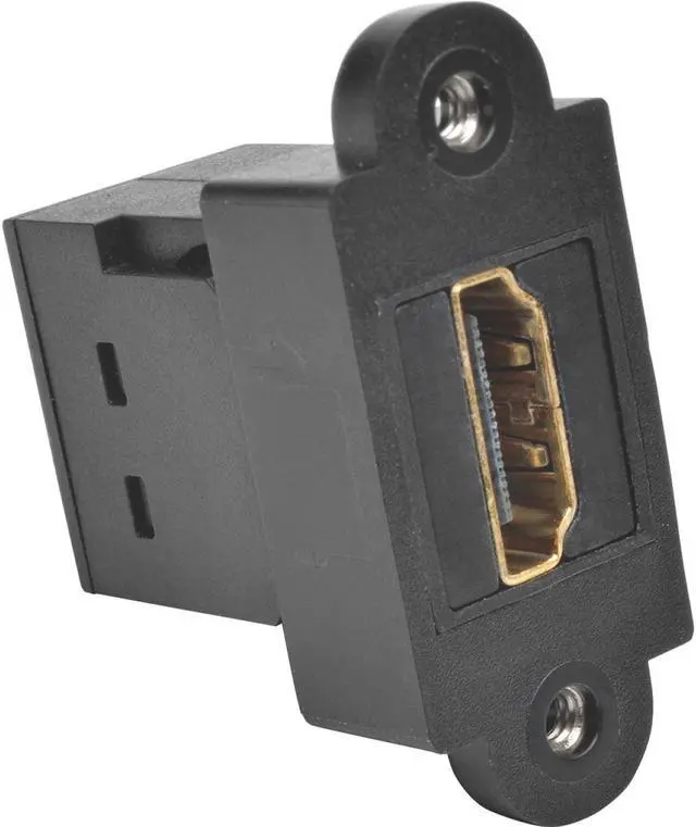 Alt view image 3 of 18 - TRIPP LITE P164-000-KP-BK HDMI Coupler Keystone Panel Mount All-in-One F/F Black