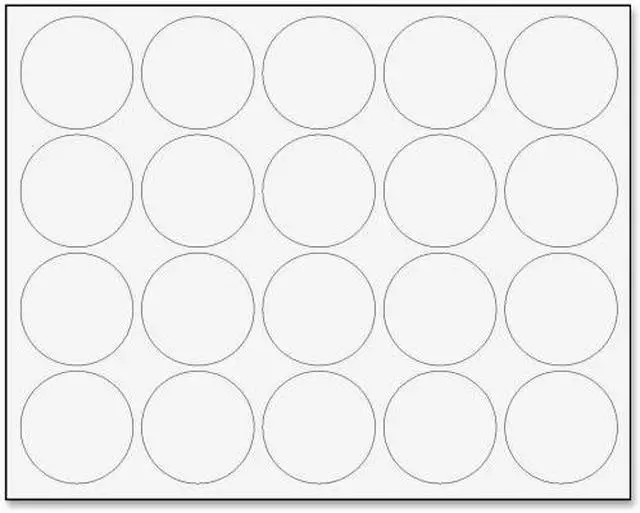 Alt view image 3 of 6 - MasterVision Interchangeable Magnetic Characters, Circles, White, 3/4" Dia., 20/Pack