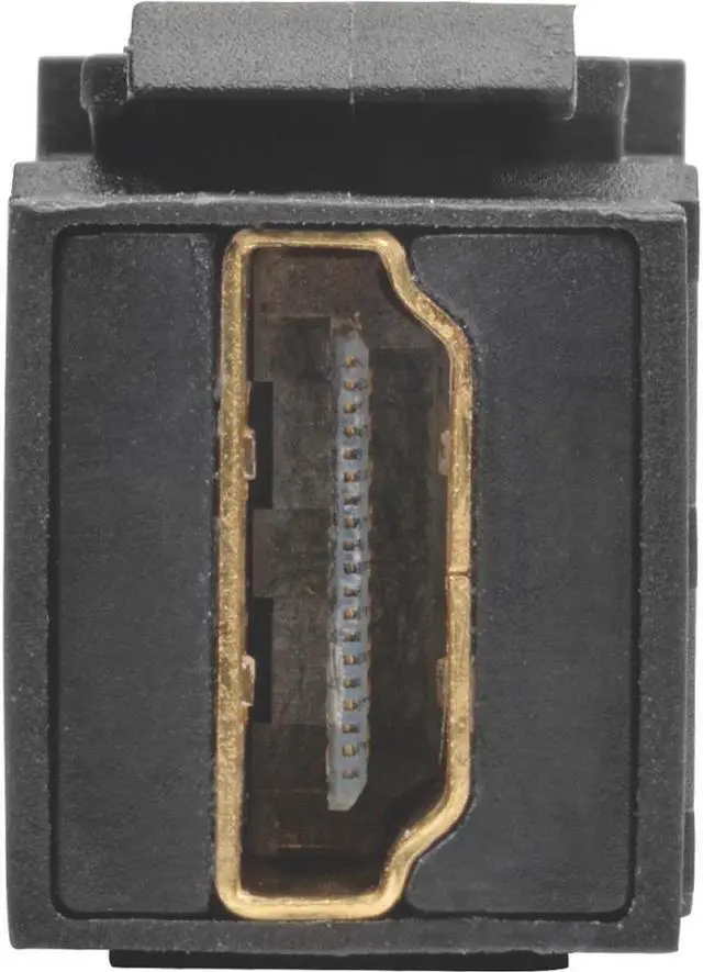 Alt view image 2 of 18 - TRIPP LITE P164-000-KP-BK HDMI Coupler Keystone Panel Mount All-in-One F/F Black