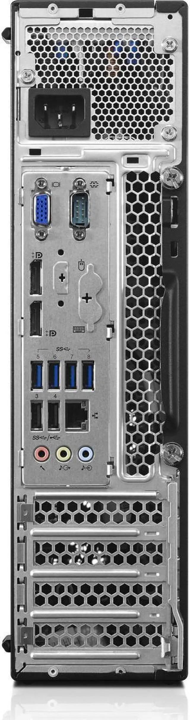 Alt view image 4 of 5 - Lenovo ThinkCentre M900 10FH0022US Desktop Computer - Intel Core i5 i5-6500 3.20 GHz - Small Form Factor - Black