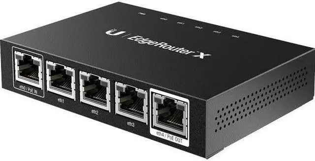 Alt view image 2 of 8 - Ubiquiti ER-X-US EdgeRouter X 5-Port Advanced Gigabit Ethernet Routers, 256MB Storage