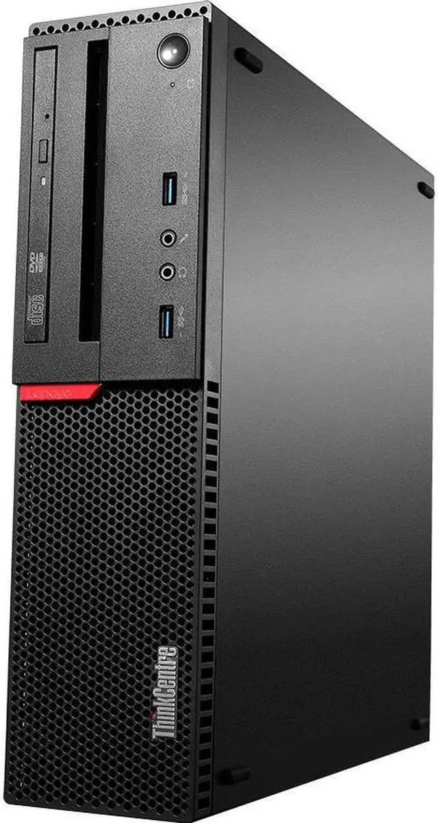 Alt view image 4 of 10 - Lenovo ThinkCentre M900 10FH0028US Desktop Computer - Intel Core i5 i5-6500 3.20 GHz - Small Form Factor - Black