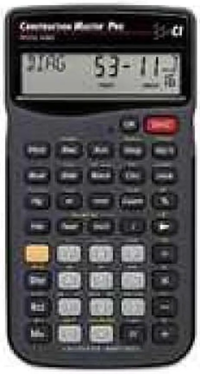 Alt view image 4 of 20 - CALCULATED INDUSTRIES 4065 Construction Calculator,Pro,5 5/8x3 In