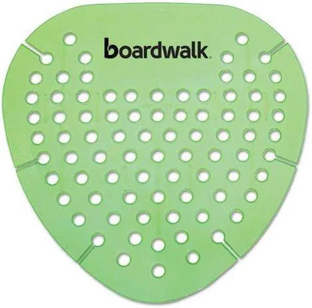 Main image of Boardwalk Gem Urinal Screen Lasts 30 Days Green Herbal Mint Fragrance 12/Box
