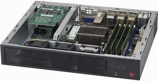 Alt view image 2 of 9 - Supermicro CSE-E300 Flex-ATX Chassis