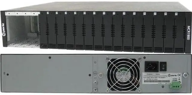 Alt view image 2 of 5 - perle 05059944 19 Slot Media Converter Chassis