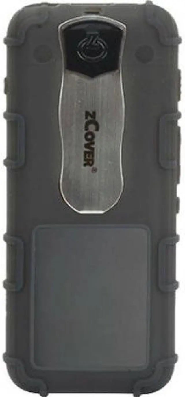 Main image of zCover Dock-in-Case Carrying Case for IP Phone - Gray - Silicone, Metal Clip - Clip