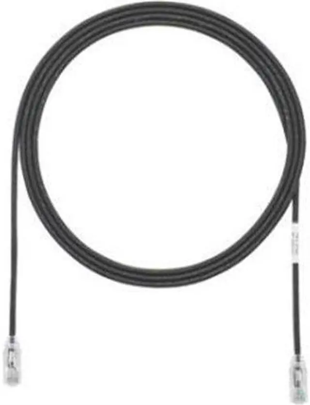 Main image of Panduit UTP28SP5BL 5 ft. Cat 6 Black Copper Patch Cord CM LSZH UTP