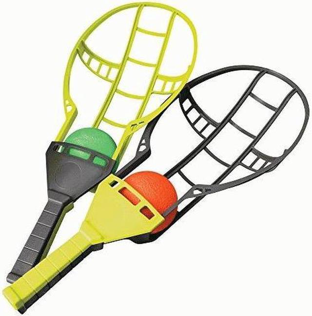 Alt view image 3 of 18 - Wham-O Game Time! Trac Ball Classic Outdoor Game with 2 Rackets and 2 Balls