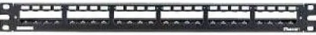 Alt view image 2 of 5 - Panduit CP24WSBLY 24-Port Mini-Com All Metal Shielded Patch Panel with Strain Relief Bar, 1RU