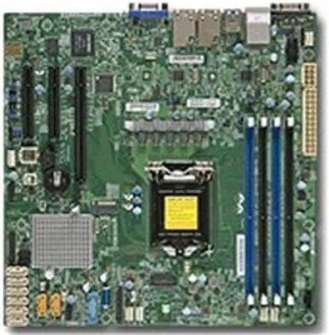 Alt view image 2 of 12 - Supermicro MBD-X11SSH-F-B Server Motherboard LGA 1151Intel C236 - Bulk packaging  -
