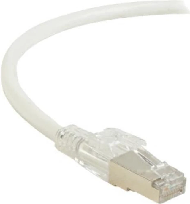 Alt view image 2 of 9 - Black Box Network Services C6APC80S-WH-03 Gigatrue 3 Cat6. Shielded Patch Cord Yel