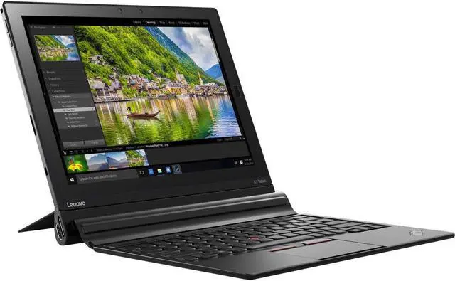 Alt view image 3 of 5 - Lenovo ThinkPad X1 Tablet 20GG001PUS 12" (In-plane Switching (IPS) Technology) 2 in 1 Notebook - Intel Core M m7-6Y75 Dual-core (2 Core) 1.20 GHz - Convertible - Midnight Black