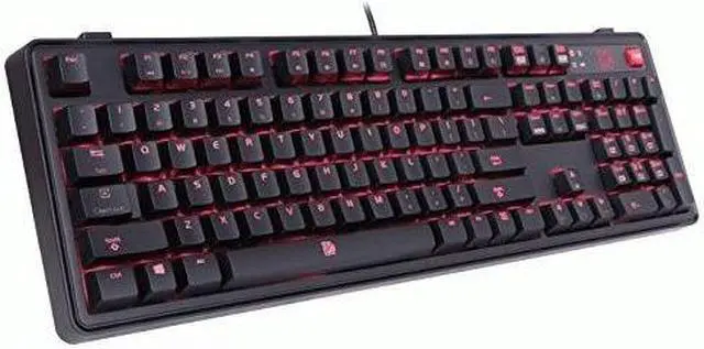 Alt view image 6 of 7 - Thermaltake Tt eSPORTS MEKA Pro Mechanical Gaming Keyboard with Cherry MX Blue Switches; Full Red LED Backlit
