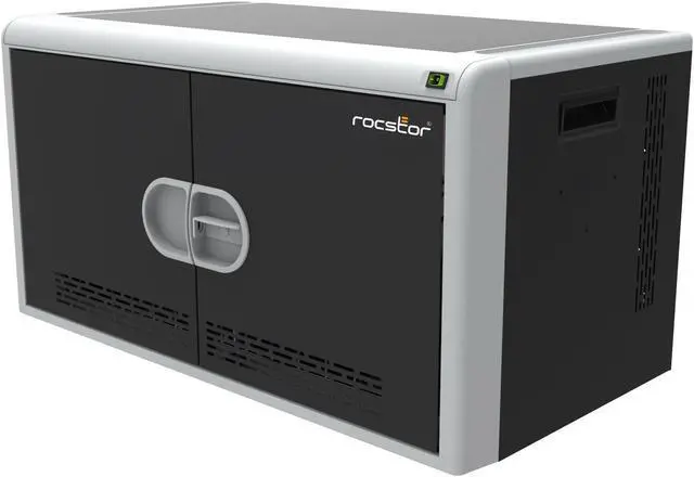 Alt view image 5 of 9 - Rocstor - VT0C14-01 - Rocstor Volt C14 Charging Station - Up to 13.3 Screen Support - 15.8 Height x 16.2 Width x 29.9