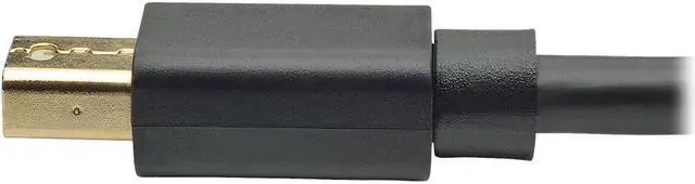 Alt view image 2 of 15 - Tripp Lite Mini Displayport To Displayport Adapter Cable 4K M/M Black Mdp To Dp 3Ft