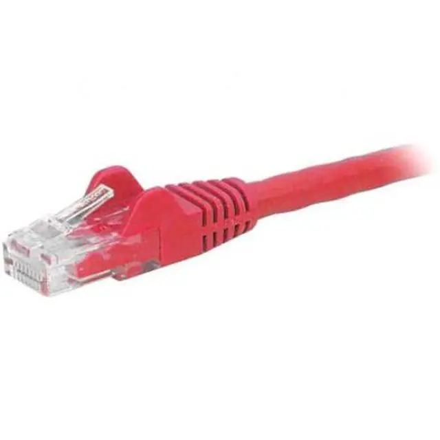 Main image of StarTech N6PATCH14RD 14 Ft Red Cat6 / Cat 6 Snagless Ethernet Patch Cable 14Ft - Patch Cable - Rj-45 (M) To Rj-45 (M) - 14 Ft - Utp - Cat 6 - Molded, Snagless - Red