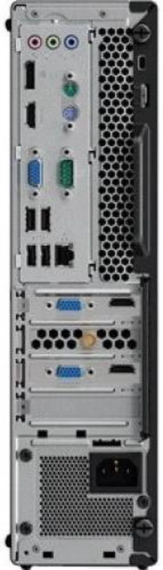 Main image of Lenovo ThinkCentre M910s 10MK003HUS Desktop Computer - Intel Core i7 (6th Gen) i7-6700 3.40 GHz - 8 GB DDR4 SDRAM - 1 TB HDD - Windows 7 Professional 64-bit (English) upgradable to Windows 10 Pro - Small Form Factor - Black