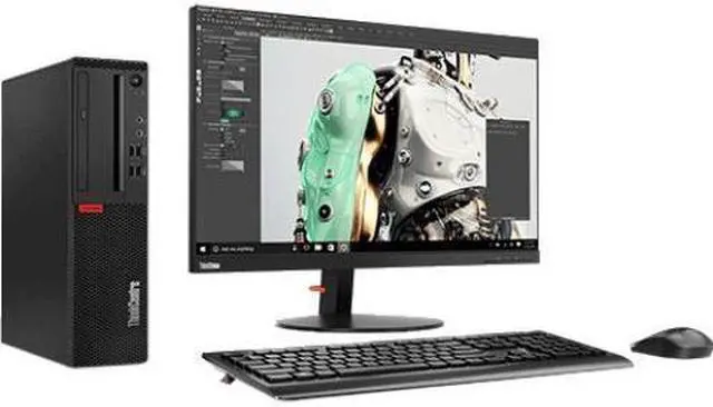 Alt view image 2 of 9 - Lenovo ThinkCentre M910s 10MK003HUS Desktop Computer - Intel Core i7 (6th Gen) i7-6700 3.40 GHz - 8 GB DDR4 SDRAM - 1 TB HDD - Windows 7 Professional 64-bit (English) upgradable to Windows 10 Pro - Small Form Factor - Black