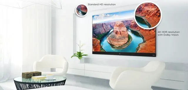 Alt view image 6 of 15 - TCL 55C807 55" 4K UHD HDR Dolby Vision ROKU Smart TV