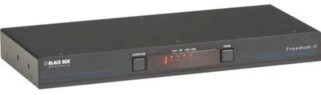 Alt view image 2 of 3 - Black Box Network Services KV0004A-R2 Freedom Ii Kvm Switch - 4-port