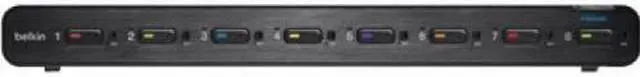 Alt view image 3 of 7 - Belkin Advanced Secure DVI-I KVM Switch; 8-Port Plus