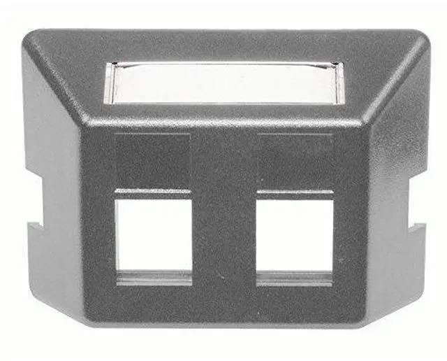 Main image of HUBBELL FP2GY PLATE, FURNITURE,STD,2POR