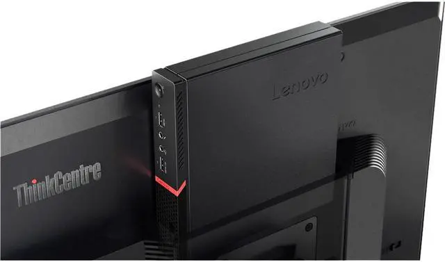 Alt view image 2 of 11 - Lenovo ThinkCentre M710q 10MR0003US Desktop Computer - Intel Core i7 (7th Gen) i7-7700T 2.90 GHz - 8 GB DDR4 SDRAM - 256 GB SSD - Windows 10 Pro 64-bit (English) - Tiny - Black