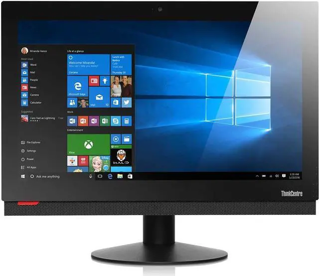 Alt view image 2 of 9 - Lenovo ThinkCentre M810z 10NY0015US All-in-One Computer - Intel Core i3 (7th Gen) i3-7100 3.90 GHz - 4 GB DDR4 SDRAM - 500 GB HDD - 21.5" 1920 x 1080 - Windows 10 Pro 64-bit (English) - Desktop - Business Black