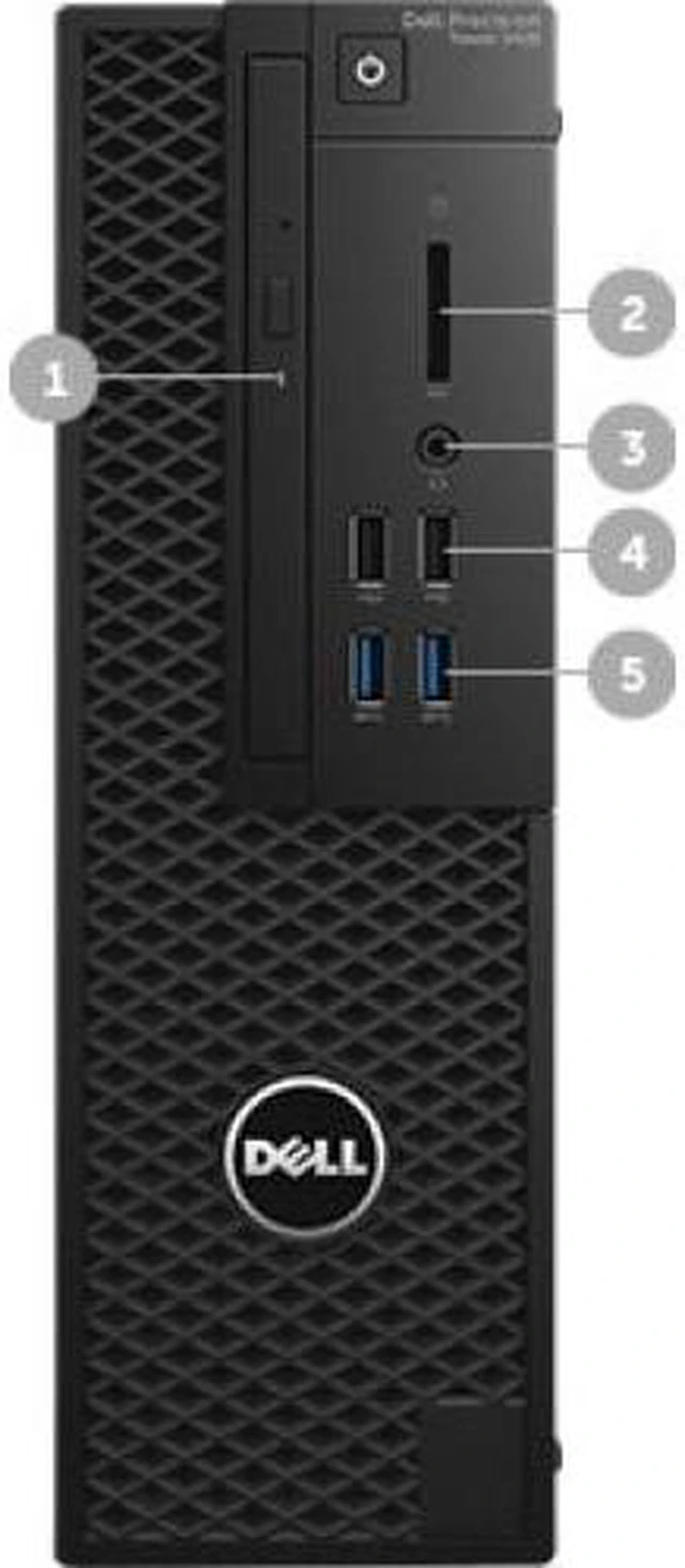 Alt view image 2 of 9 - Dell Precision 3000 3420 Workstation - Intel Core i5 (6th Gen) i5-6500 Quad-core (4 Core) 3.20 GHz - 8 GB DDR4 SDRAM - 1 TB HDD - Intel HD Graphics 530 Graphics - Windows 7 Professional 64-bit (Englis