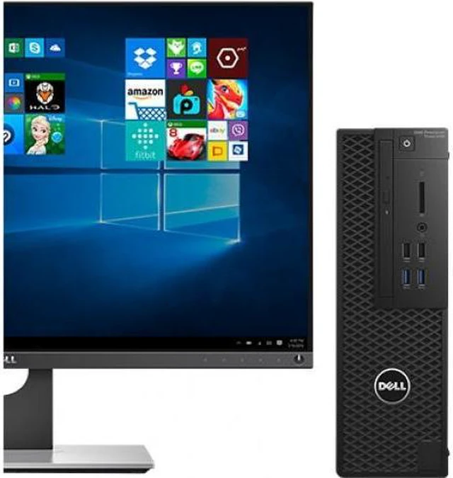 Alt view image 5 of 9 - Dell Precision 3000 3420 Workstation - Intel Core i5 (6th Gen) i5-6500 Quad-core (4 Core) 3.20 GHz - 8 GB DDR4 SDRAM - 1 TB HDD - Intel HD Graphics 530 Graphics - Windows 7 Professional 64-bit (Englis