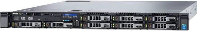 Alt view image 2 of 9 - Dell PowerEdge R630 1U Rack Server - 1 x Intel Xeon E5-2620 v4 Octa-core (8 Core) 2.10 GHz - 8 GB Installed DDR4 SDRAM - 300 GB (1 x 300 GB) 12Gb/s SAS HDD - Serial Attached SCSI (SAS) Controller - 2 x 750 W
