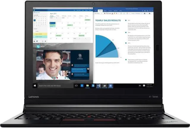Alt view image 5 of 8 - Lenovo ThinkPad X1 Tablet 20JB002BUS 12" Touchscreen LCD 2 in 1 Notebook - Intel Core i7 (7th Gen) i7-7Y75 Dual-core (2 Core) 1.30 GHz - 16 GB LPDDR3 - 256 GB SSD - Windows 10 Pro 64-bit (English) - 2160 x 1440 - In-plane Switching (IPS)...