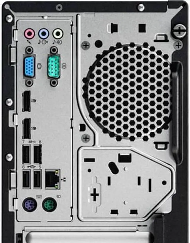 Alt view image 6 of 10 - Lenovo ThinkCentre M710t 10M9000MUS Desktop Computer - Intel Core i5 (7th Gen) i5-7400 3 GHz - 8 GB DDR4 SDRAM - 512 GB SSD - Windows 10 Pro 64-bit (English) - Tower - Black
