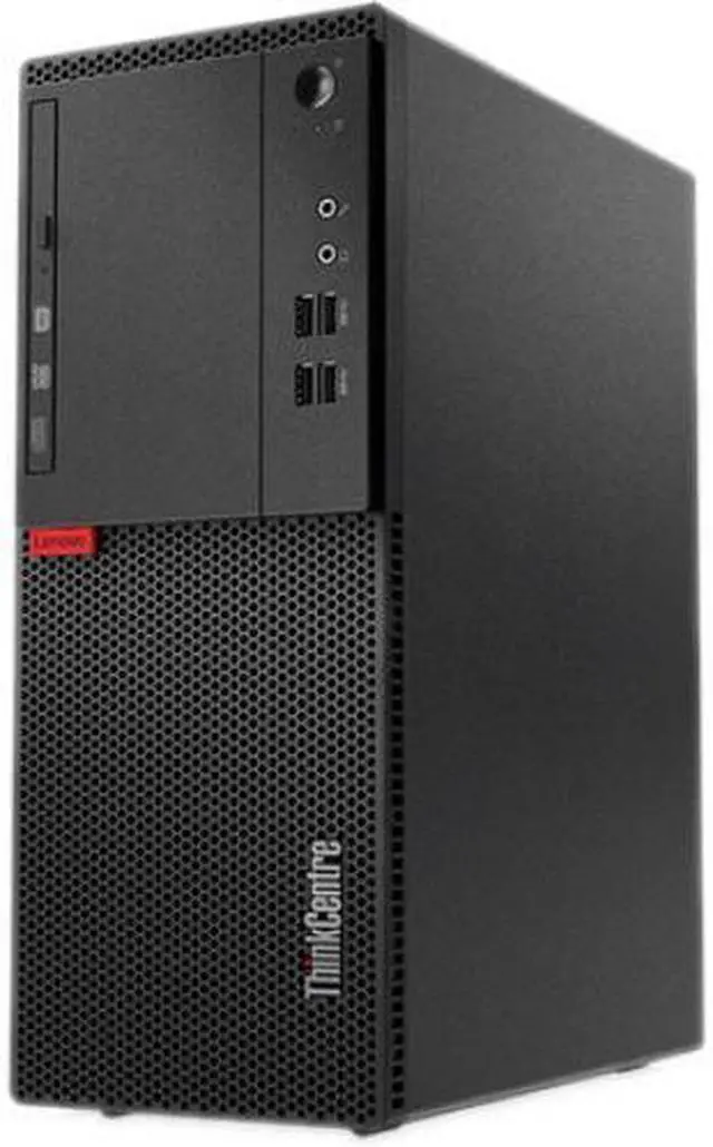 Alt view image 2 of 10 - Lenovo ThinkCentre M710t 10M9000MUS Desktop Computer - Intel Core i5 (7th Gen) i5-7400 3 GHz - 8 GB DDR4 SDRAM - 512 GB SSD - Windows 10 Pro 64-bit (English) - Tower - Black