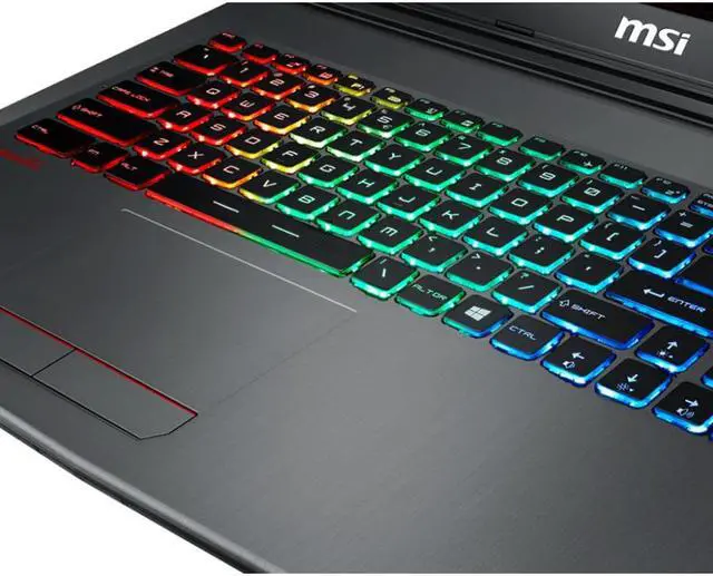 Alt view image 3 of 8 - MSI GF72VR 7RF-650 17.3" LCD Notebook - Intel Core i7 (7th Gen) i7-7700HQ Quad-core (4 Core) 2.80 GHz - 16 GB DDR4 SDRAM - 1 TB HDD - Windows 10 - 1920 x 1080 - True Color Technology - Black - NV