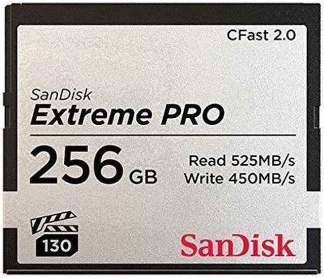 SanDisk Extreme PRO 256GB CFast 2.0 Memory Card #SDCFSP-256G-A46D